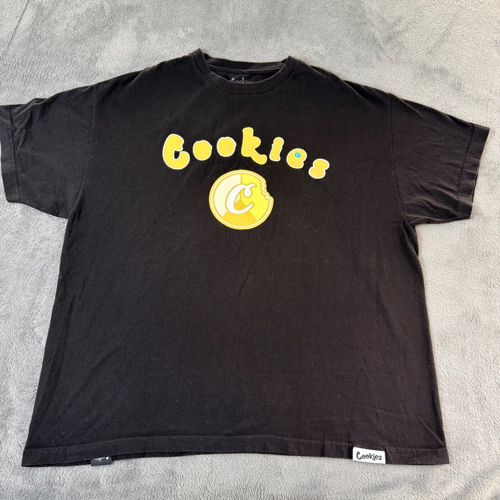 Berner Cookies Clothing SF Original Logo Black/Yellow Tee 2XL